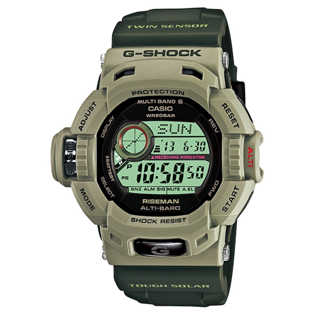 Casio G-Shock Riseman Tough Solar Atomic Multiband 6 Men's Watch