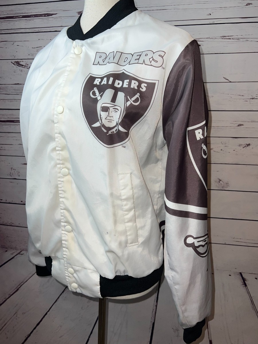 Chalk Line Los Angeles Las Vegas Raiders Oakland Satin Jacket XL