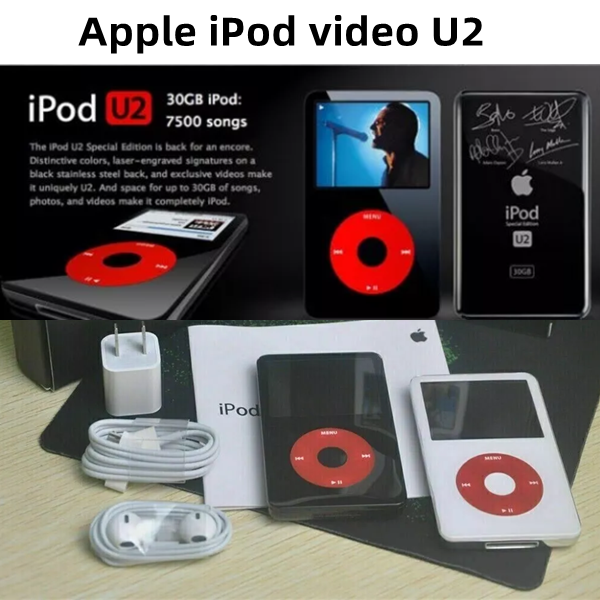 ✓Apple iPod Video 5th Gen U2 Special Edition Black/Red (128G/256G