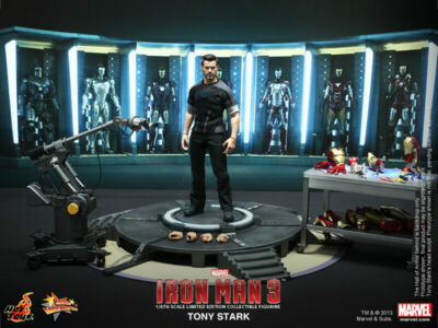1/6 Hot Toys MMS191 Iron Man 3 Tony Stark Armor Testing Workshop