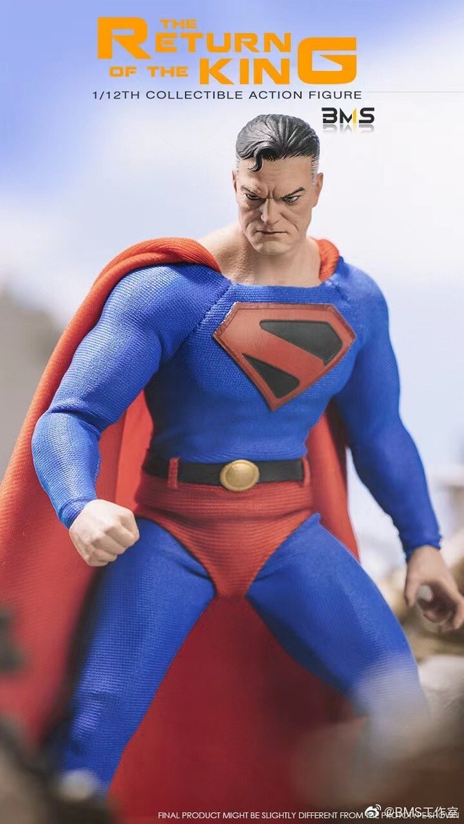 Very rare New VTOYS X BMS Bs03001 Superman Returns 1/12 Male
