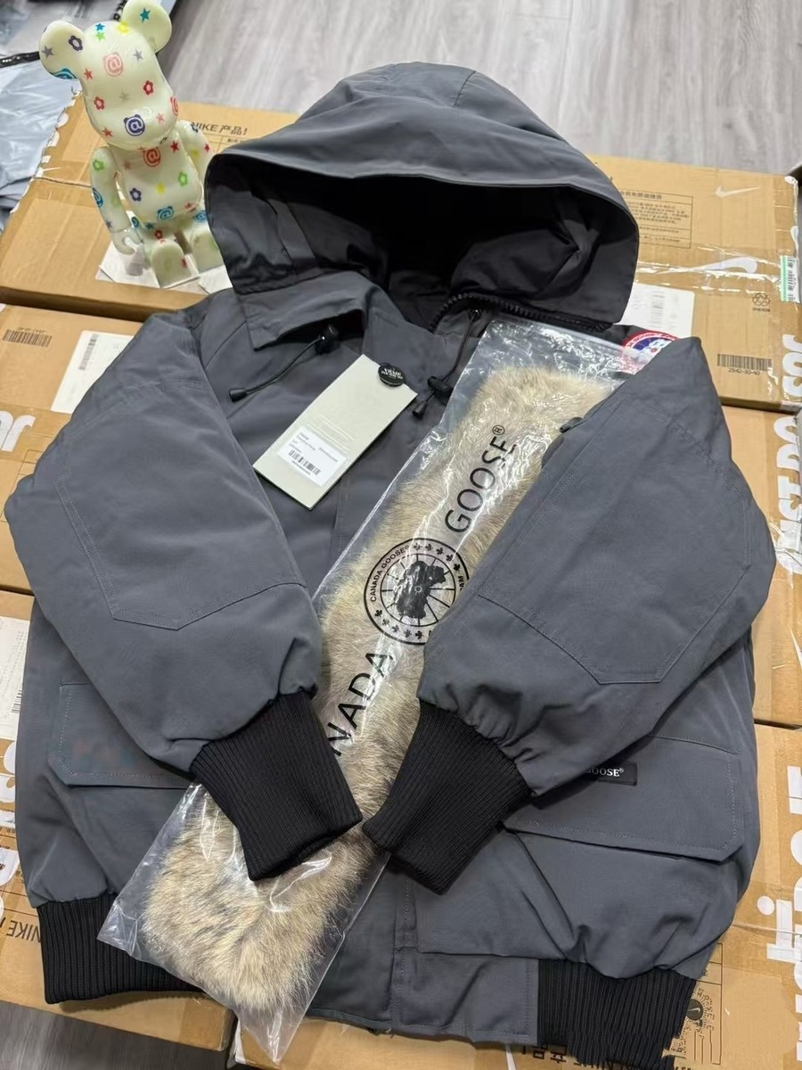 CANADA GOOSE Man'S CHILLIWACK BOMBER JACKET PBI Grey | eBay