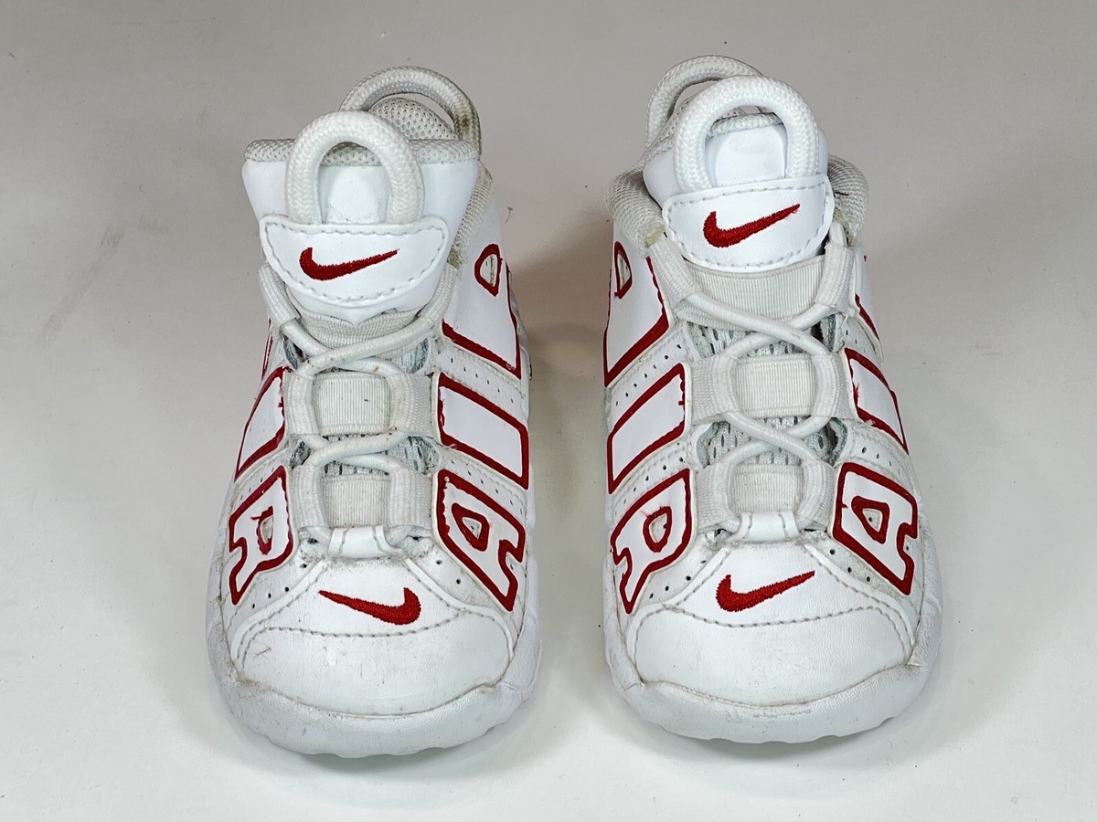 Nike Air More Uptempo size 4C Varsity Red TD Kids Toddler Retro