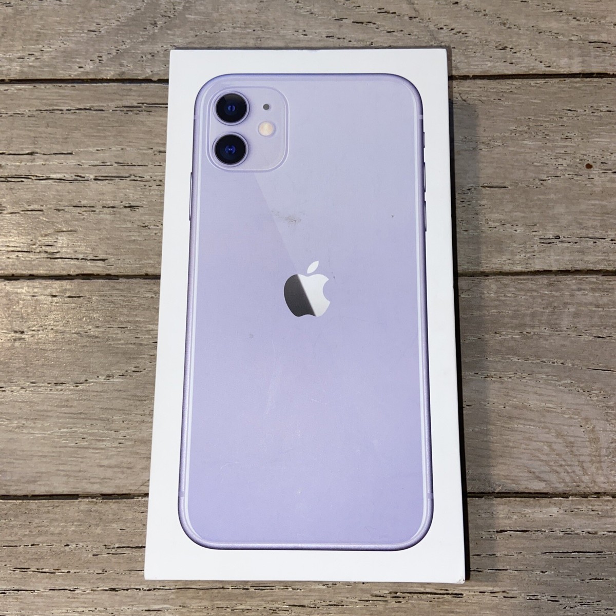 Iphone 11 Purple BOX ONLY & Charger | eBay