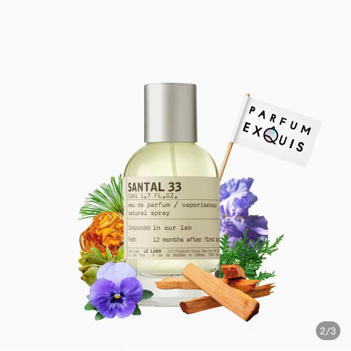 Le Labo SANTAL 33 Eau De Parfum Travel Spray 10ml/0.33oz | eBay