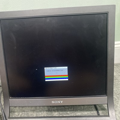 Sony SDM-HS95 LCD Monitor 19 Inch 1280x1024 TESTED Retro Gaming