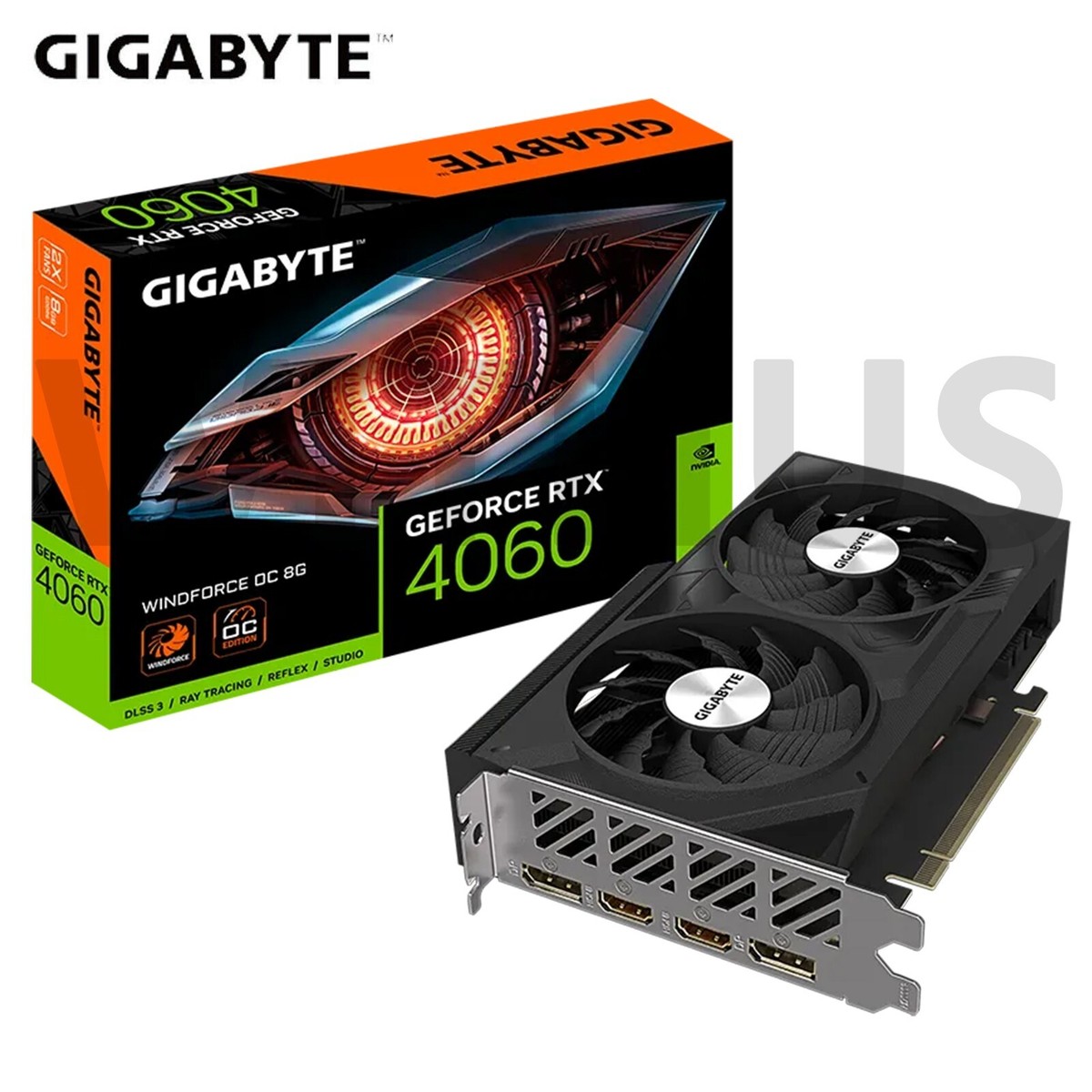 GIGABYTE GeForce RTX 4060 WINDFORCE OC D6 8GB Gaming Graphic card