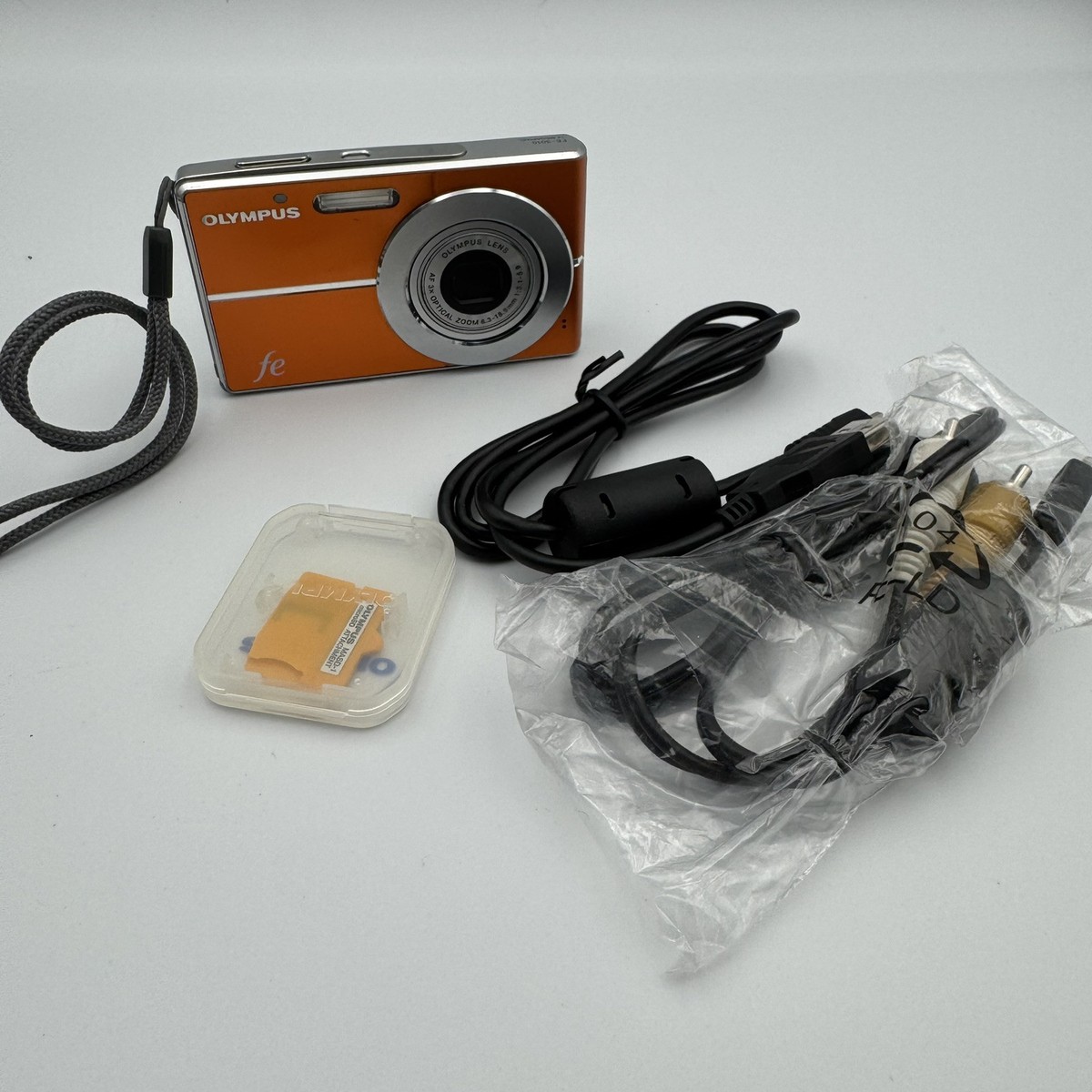 Olympus FE-3010 Orange Digital Camera 12 Megapixel Zoom **NOT