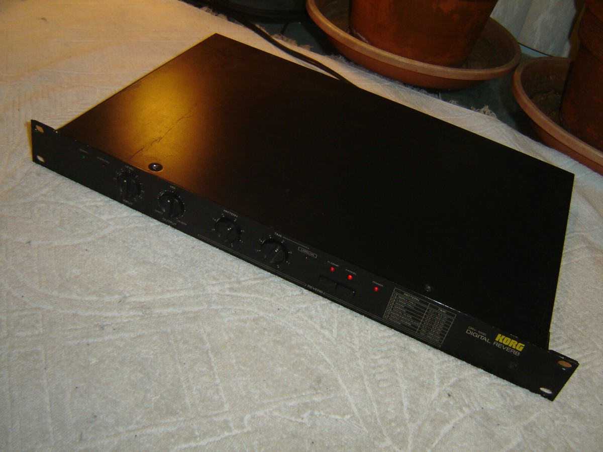 Korg DRV-1000, Digital Reverb, Vintage Rack | eBay