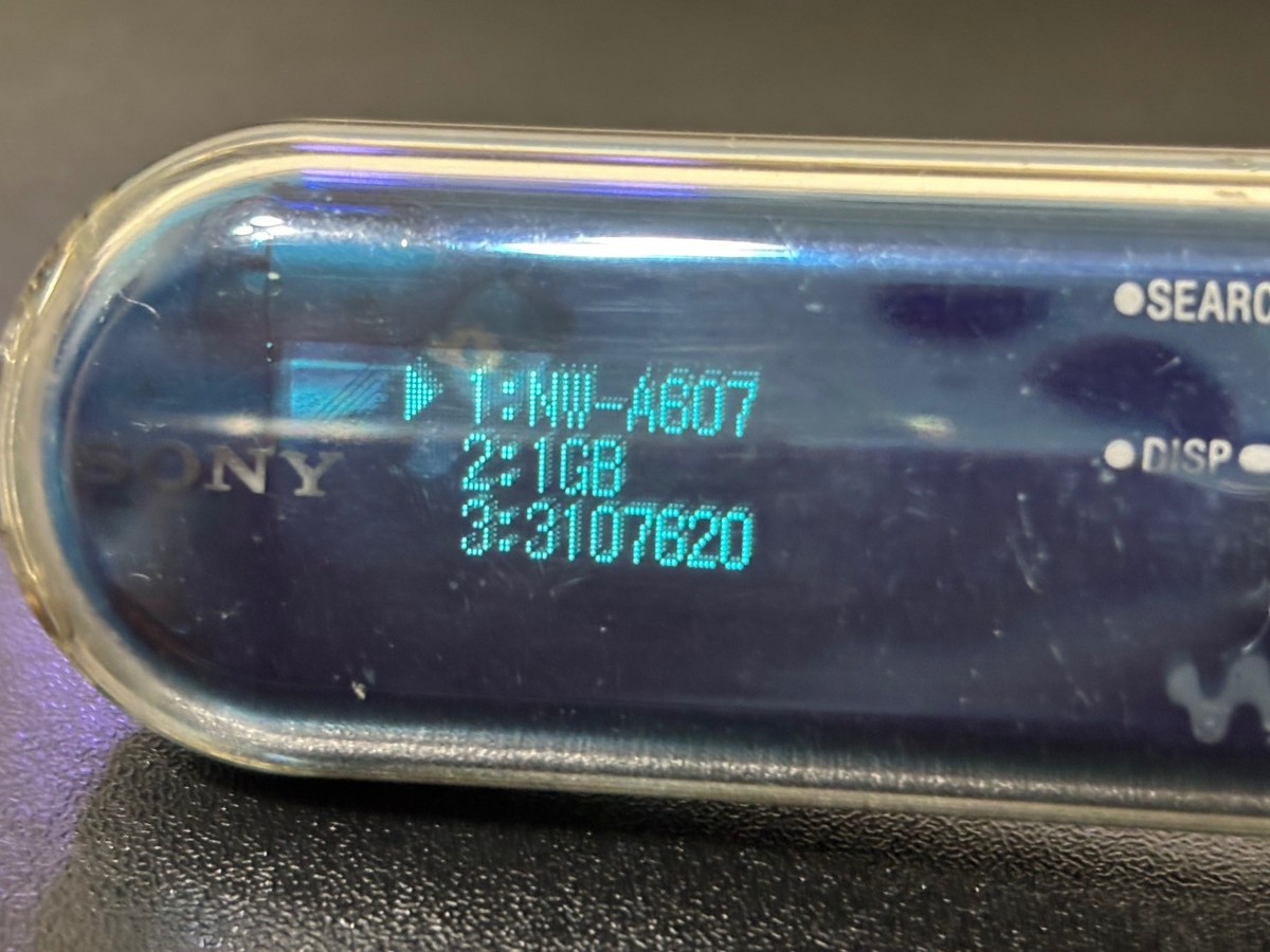 Sony NW-A607 1GB Blue Walkman Digital Music Player | eBay