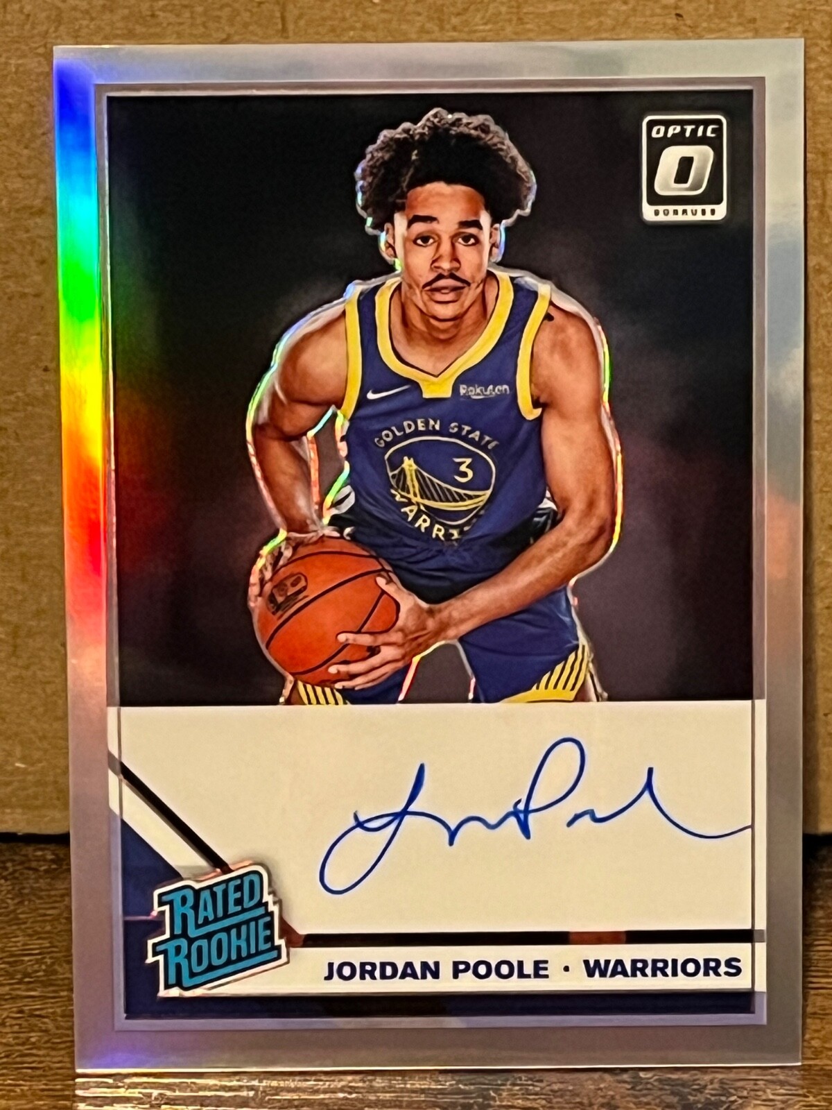 Jordan Poole 2019 Optic #169 Rated Rookie Signatures - Holo Price