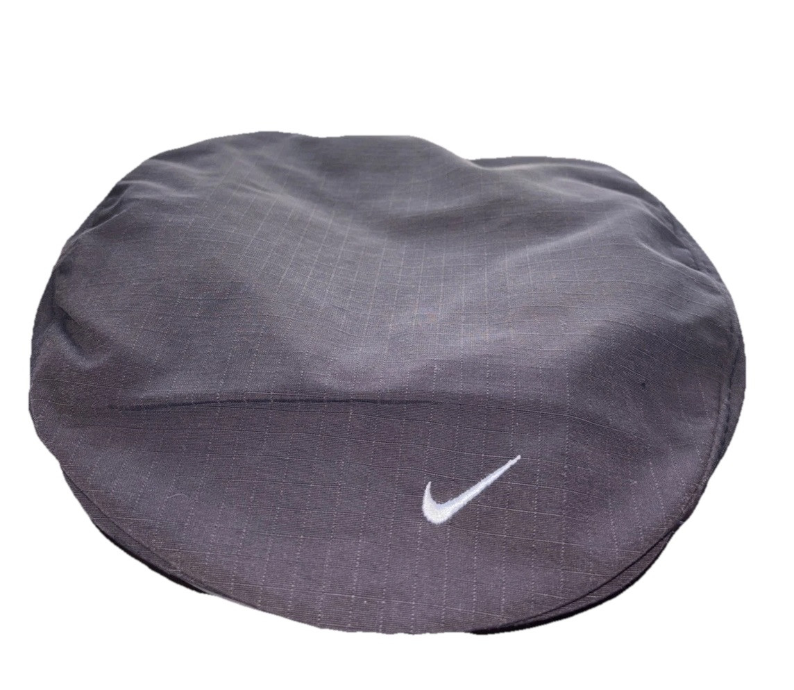 Vtg 90s NIKE Black White Swoosh Golf Cabbie Michael Jordan Hat