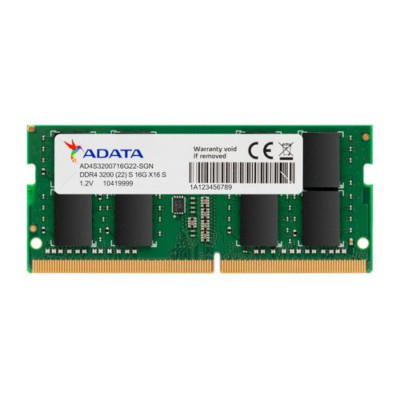 Memory RAM ADATA DDR4 STD 1.2V SO-DIMM 16GB 3200MHz 260-pin