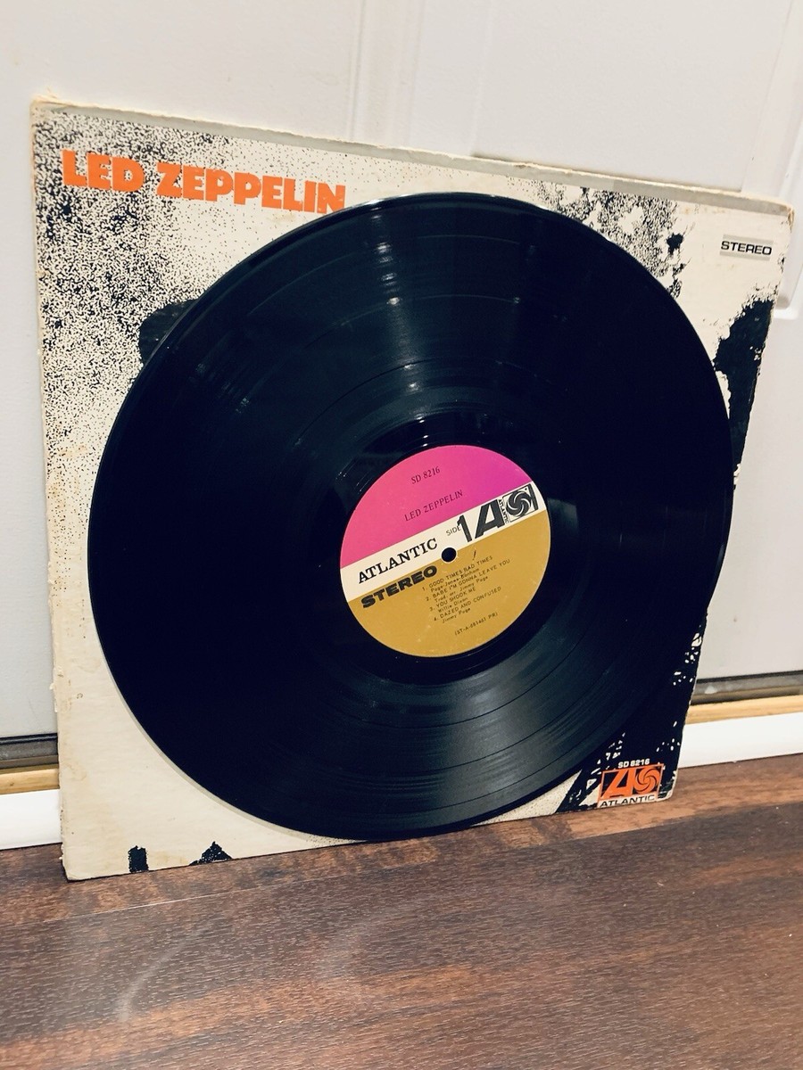 RARE! Led Zeppelin S/T (1969) 1st Press Vinyl Lp ALT LABEL & ALT