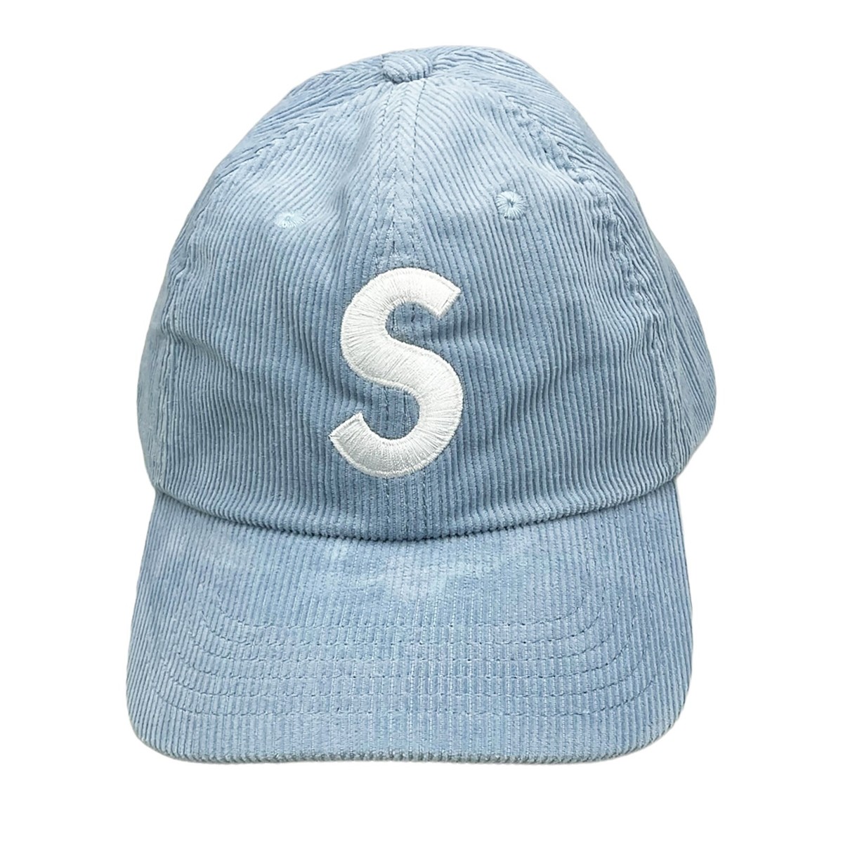 Supreme SS21 Fine Wale Corduroy S Logo 6-Panel Cap Light Blue | eBay