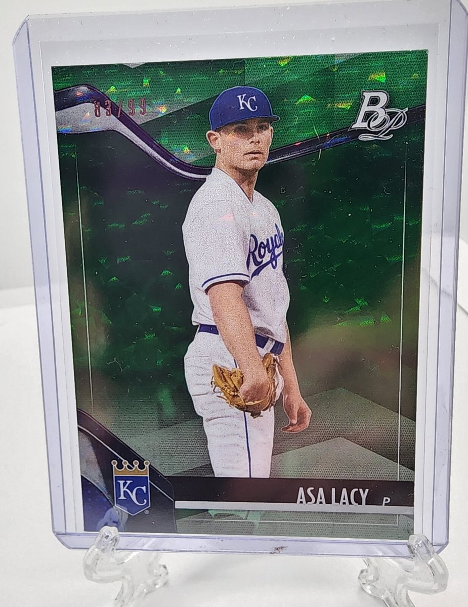 2021 Bowman Platnium Asa Lacy 83/99 Green Kansas City Royals TOP