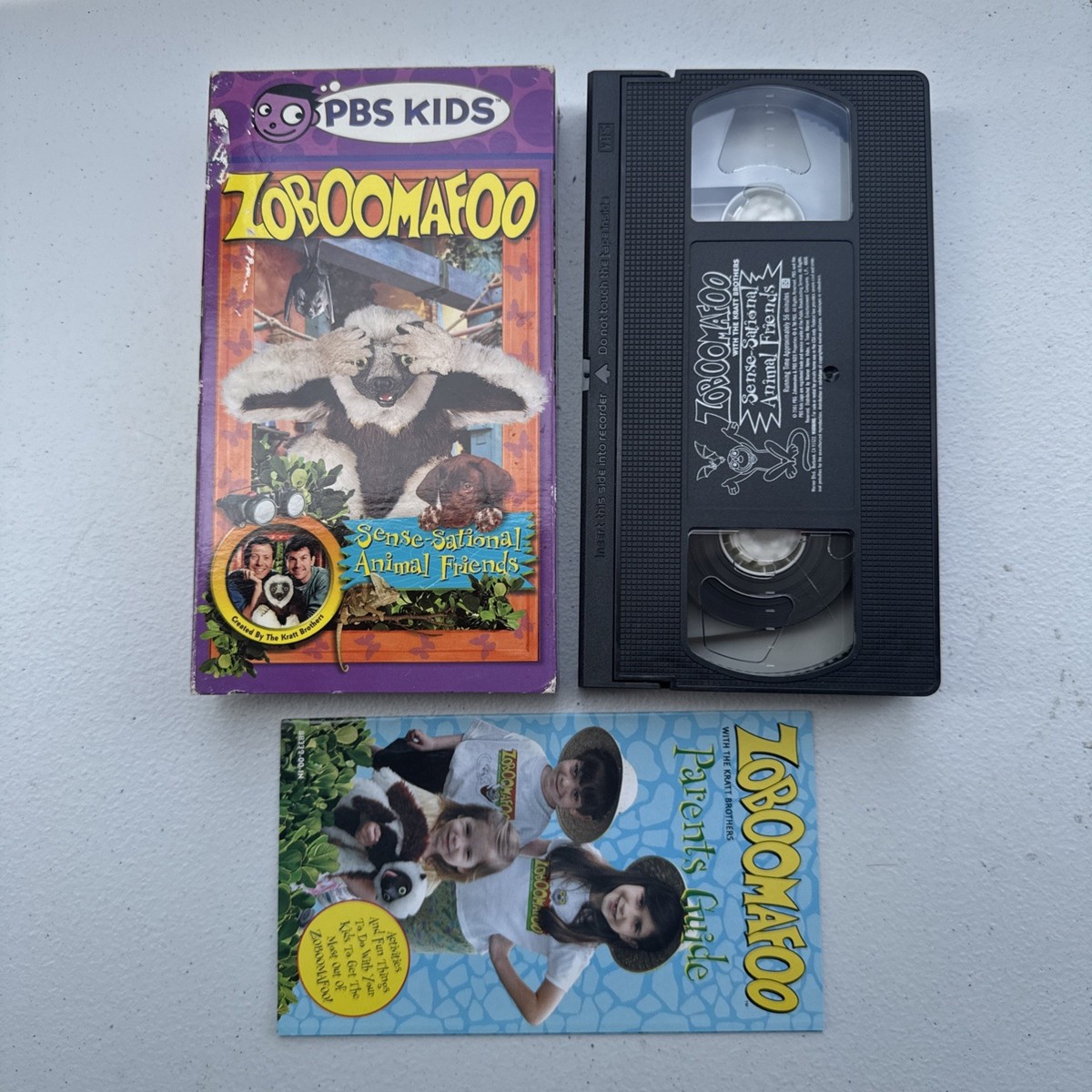 Zoboomafoo VHS 2001 PBS Kids Sense-Sational Animal Friends Kraft