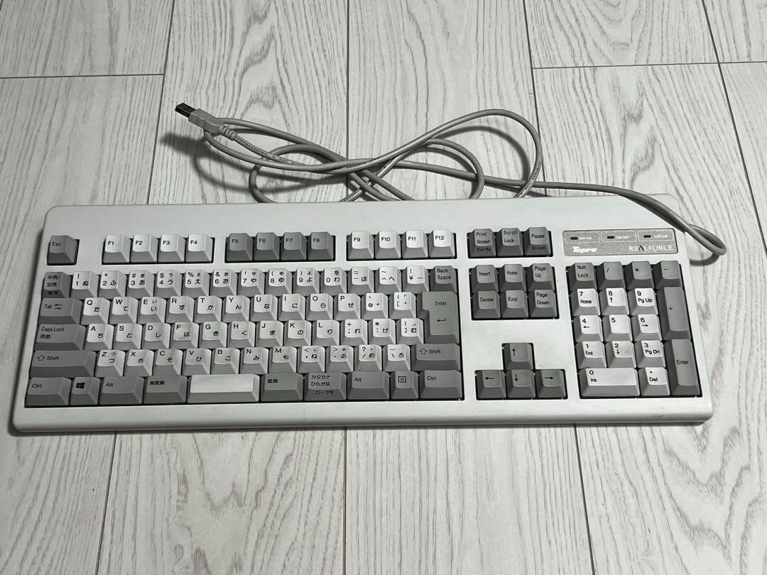 Keyboard Topre USB REALFORCE 108UH-S SA010S White/Gray Popular