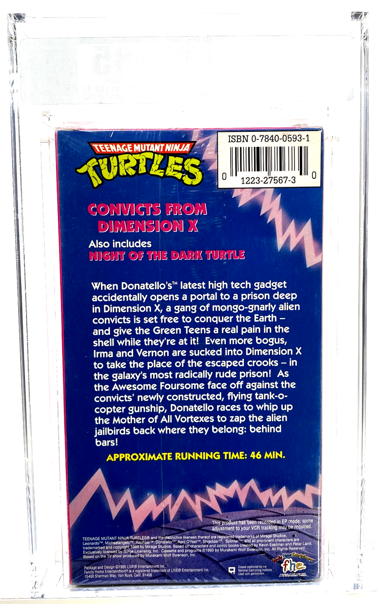 Teenage Mutant Ninja Turtles - Convicts From Dimension X (VHS
