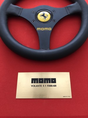 Ferrari Momo F1 Steering Wheel Commemorative Artwork - Vintage