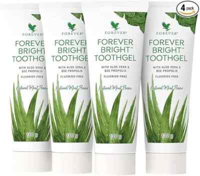 New Forever Living Bright Toothgel With Aloe Vera NO Fluoride 4.6
