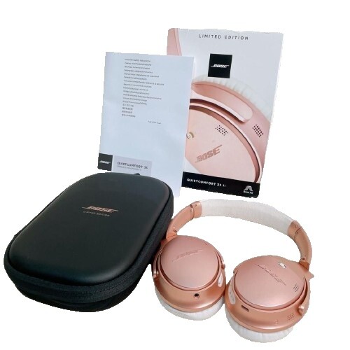 NEW Bose Quiet Comfort 35 II LIMITED EDITION Headphones PINK Rose
