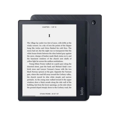 Kobo Sage 32GB, Wi-Fi, (Unlocked) 8 inch E-Book Reader - Black