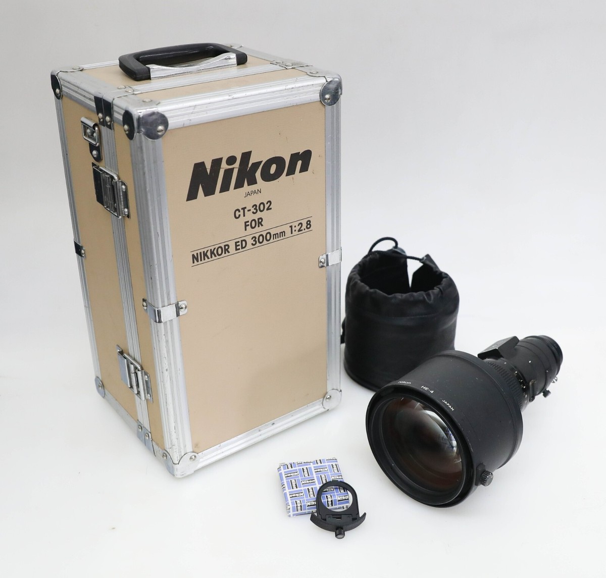 Nikon Nikkor ED 300mm f/2.8 AI Lens with Case (CT 302) and Filter