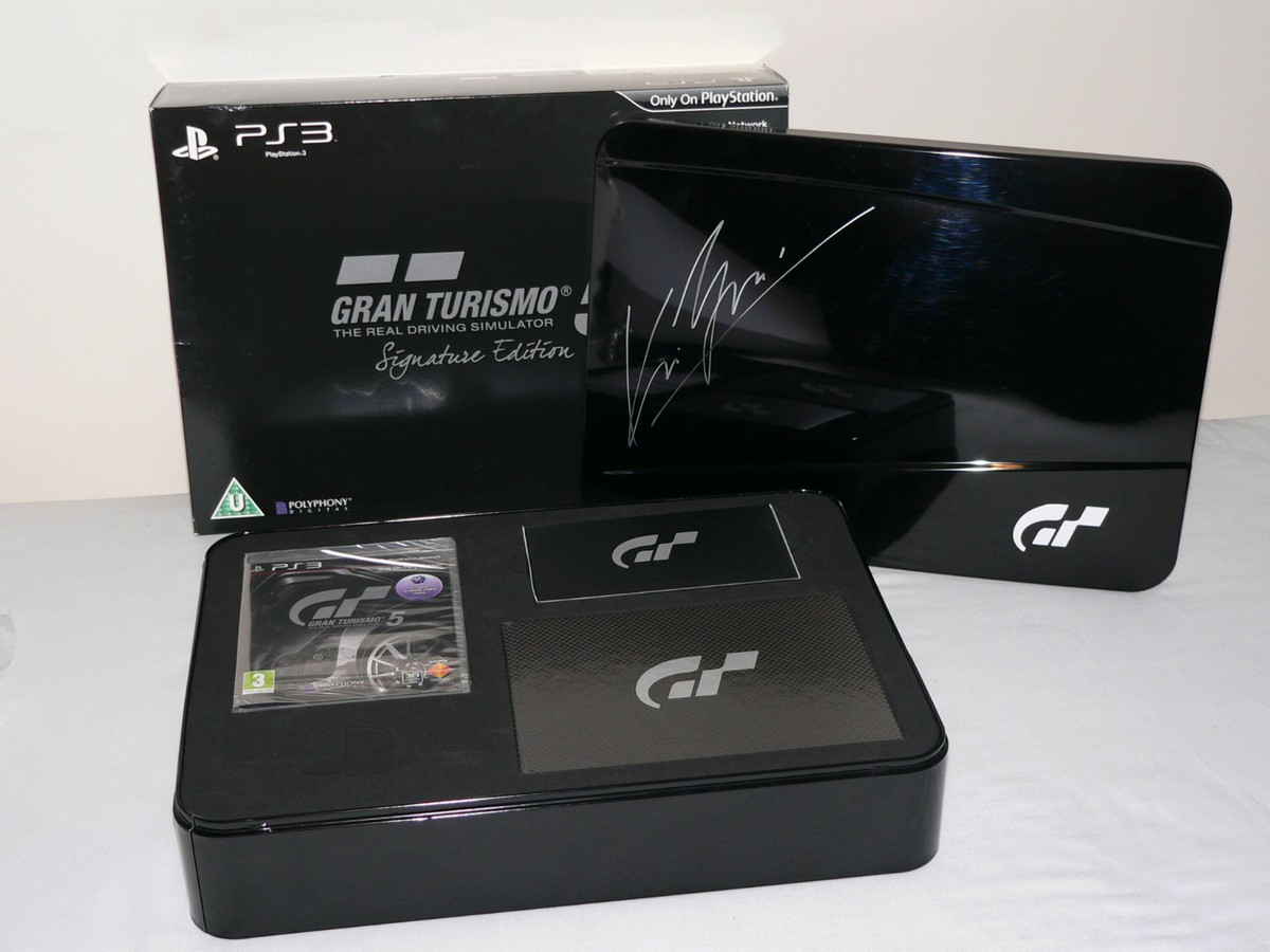 Gran Turismo 5 Signature Edition Sport PS3 Signed by Kazunori