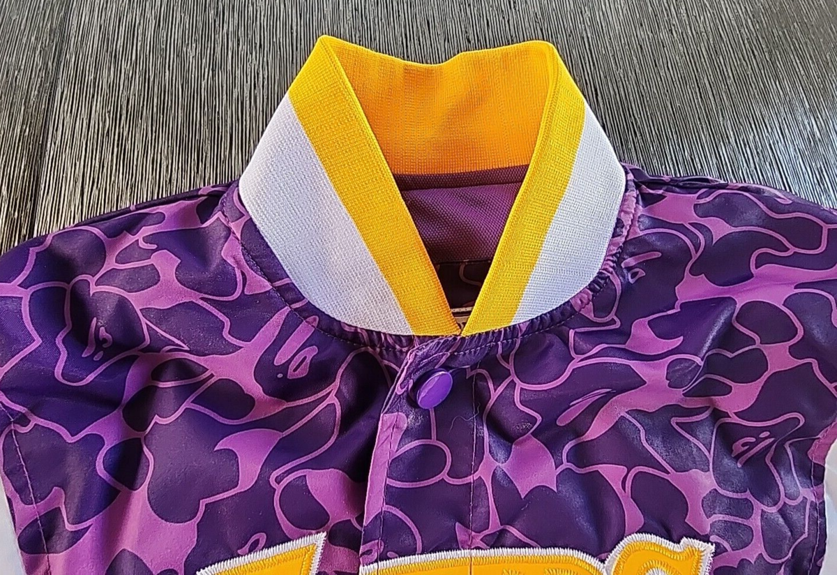NBA Mitchell & Ness A Bathing APE Lakers BAPE Jacket Size L Made
