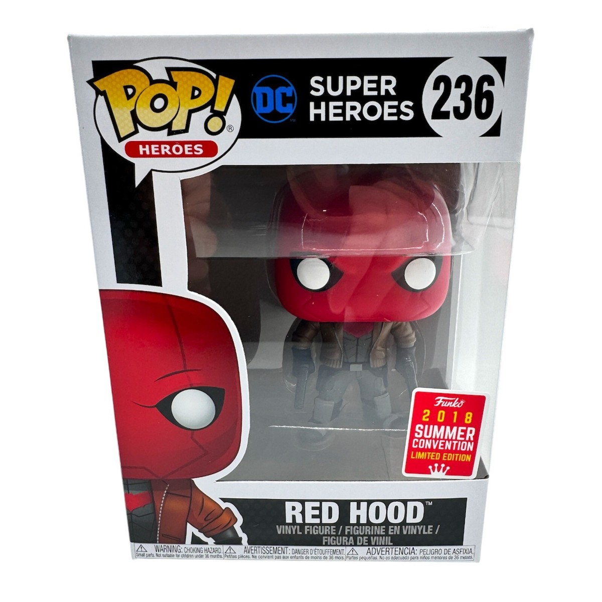 Funko Pop! Vinyl DC Comics Red Hood SDCC 2018 Exclusive #236 Near