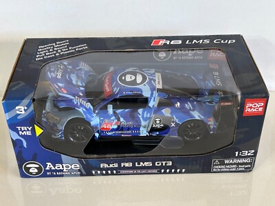 RMZ Hobby Audi R8 LMS GT3 #48 AAPE Blue Camo Diecast Car 1:32