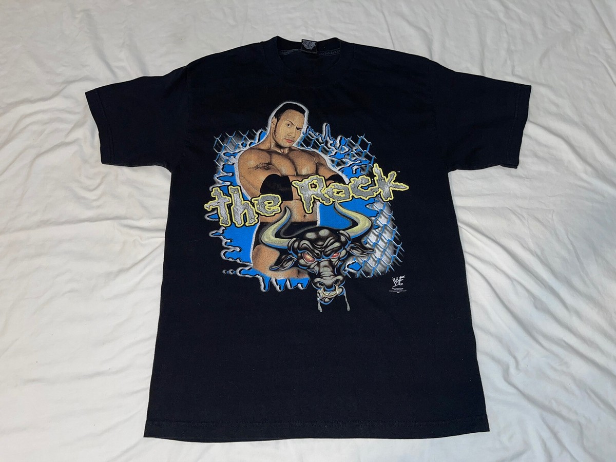 WWE ザ・ロック Tシャツ 2002年(WWE公式グッズ) Mサイズ WWE ザ・ロックT