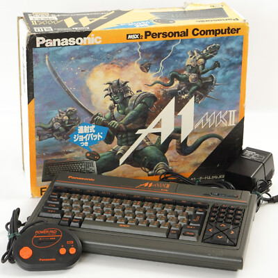 MSX 2 MSX2 Panasonic FS-A1MK2 mkII Personal Computer Boxed Tested