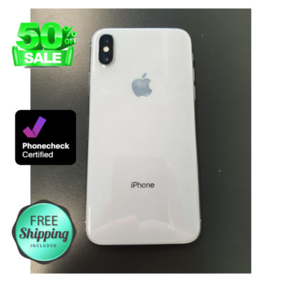 Apple iPhone X 256GB 64GB Unlocked Verizon Free Return & Shipping
