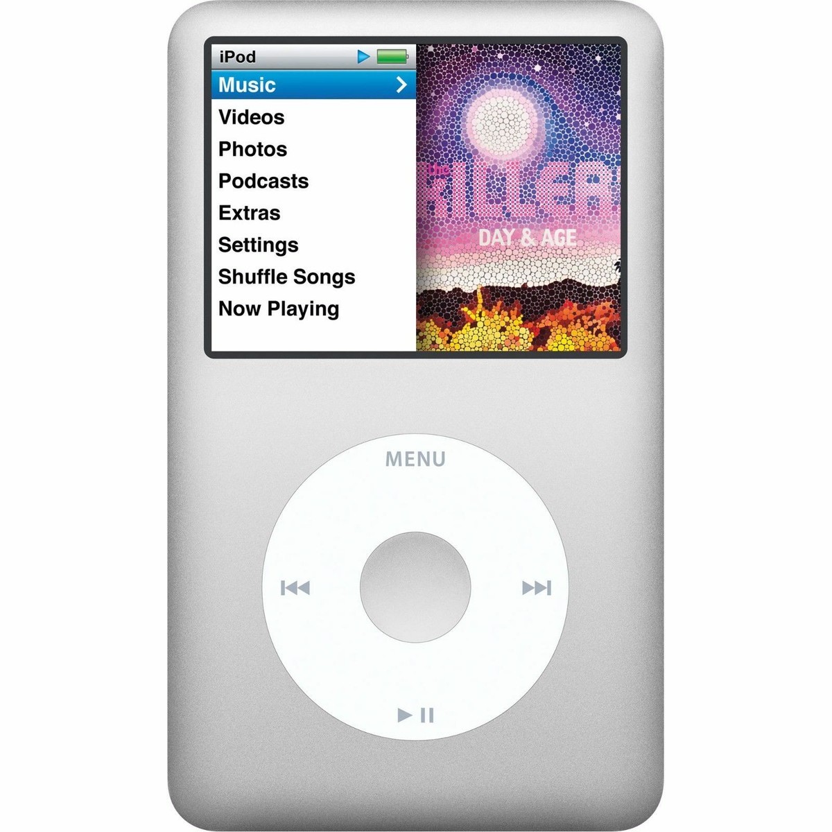 New Apple iPod Classic 7th Generation 160GB Silver MP3 (Latest