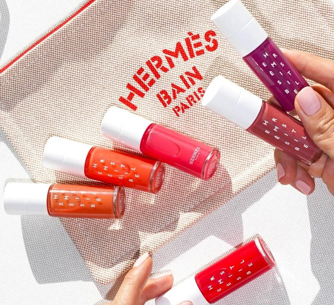 HERMES *HERMESISTIBLE* INFUSED LIP OIL lipstick gloss Mauve Rose