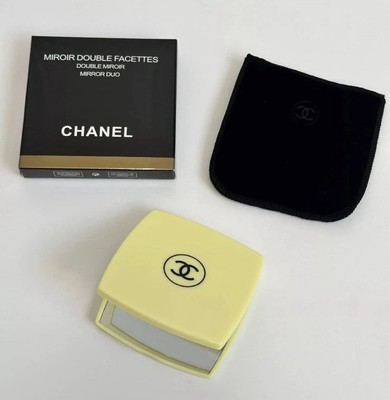 CHANEL Mirror Duo Compact Double Facette Makeup Yellow | eBay