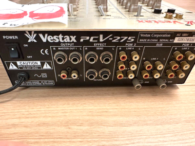 Vestax PCV-275 Professional Mixing Controller DJ Mixer 3 Channel