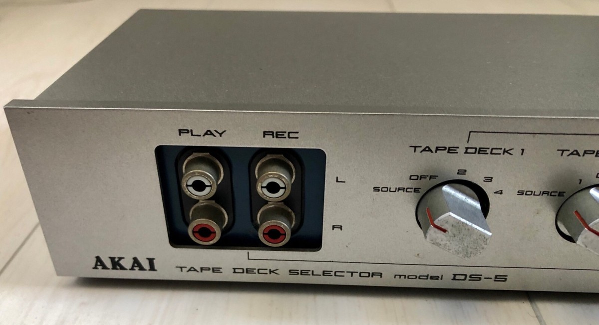 Akai DS-5 Tape Deck Selector Tape Switch Silver Good FS | eBay