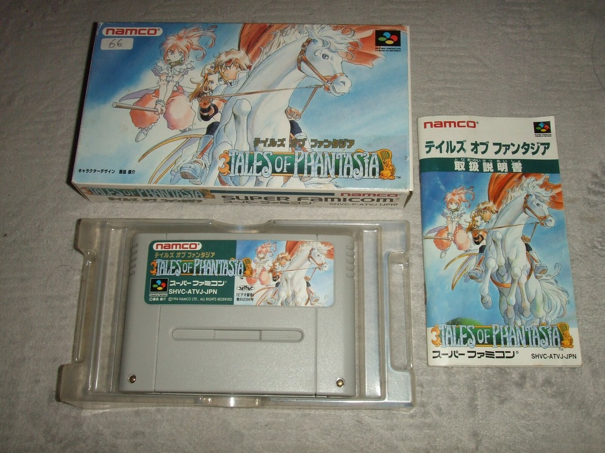 TALES OF PHANTASIA With Box Nintendo Super Family computer SFC