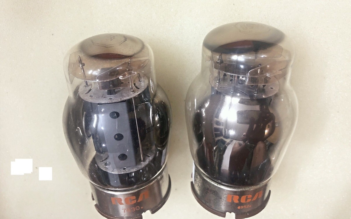 RCA 6550 KT88 Hole Plate Triple O getter Tested NOS Matched Pair