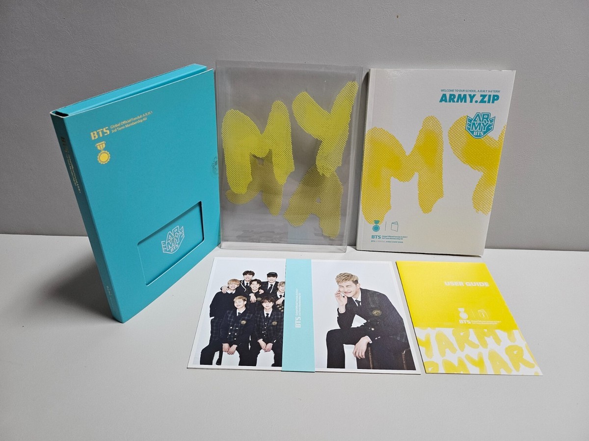 BTS Global Official Fanclub ARMY 3rd Membership Kit/for collectors