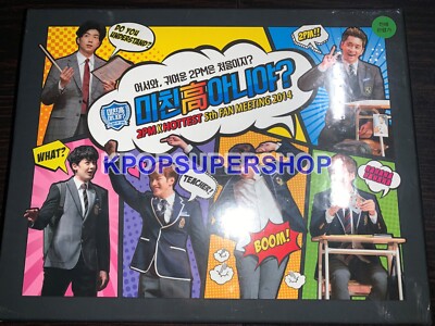 2PM Hottest 5th Fanmeeting 2 DVD Photobook New Sealed Rare OOP