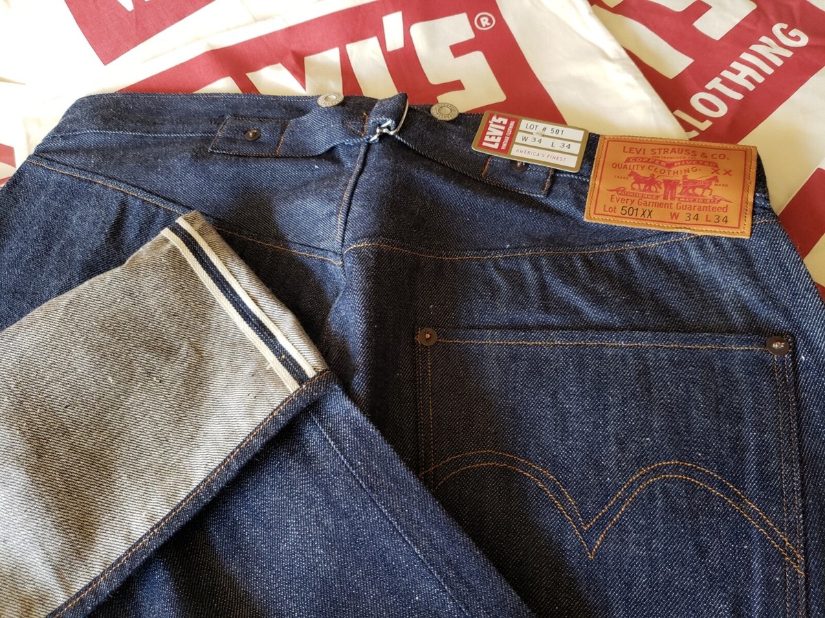 LEVI'S 1890 501 xx LVC Vintage Clothing Selvedge 1937 1947 Men's