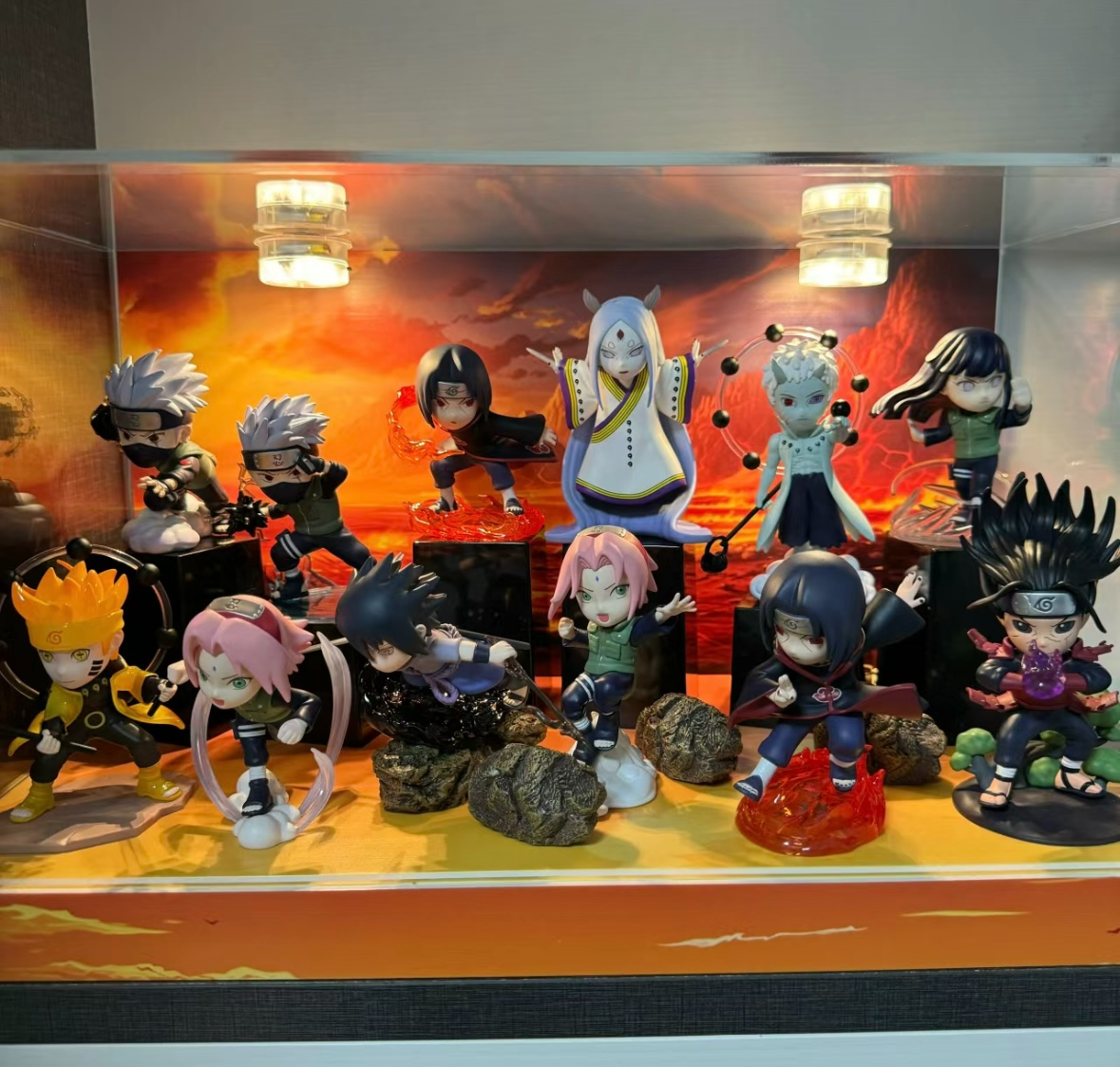 Secret + 12pcs POP MART Naruto Ninja Ninja Battle Mini Figure