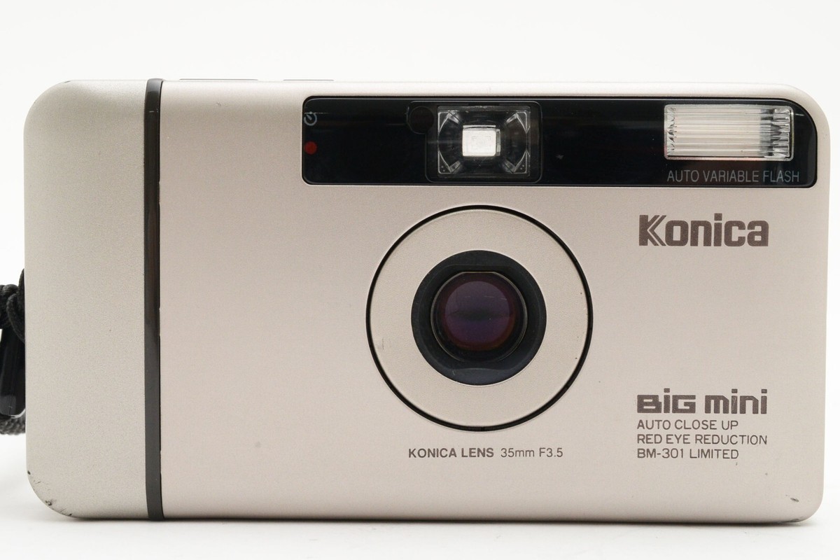 Konica Big mini BM-301 Limited 35mm Point & Shoot Silver [Exc