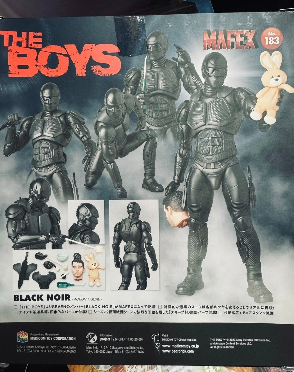 Medicom Mafex 1/12 The Boys Black Noir Action Figure Model Collect