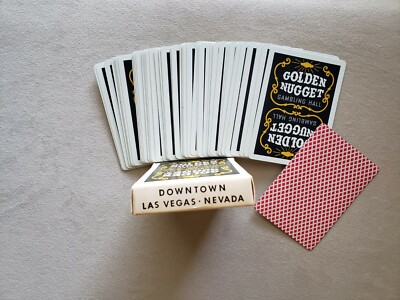 First Generation Golden Nugget, Las Vegas, Type I Deck Playing