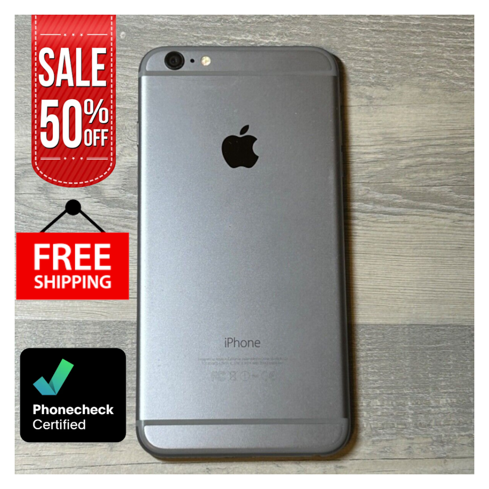 Apple iPhone 6 Plus Space Gray Silver 16GB 64GB iOS Unlocked